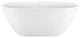 Mokleba 62-in Freestanding Full Immerse Bathtub with Drain and Overflow