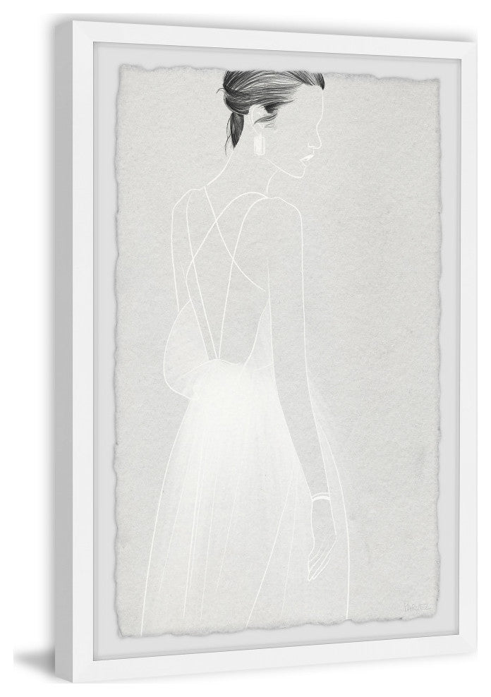 "The Prom Queen" Framed Painting Print, 12x18