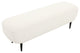Denise Cream Boucle Bench