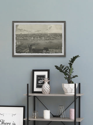 "Baltimore View" Framed Painting Print, 18x12