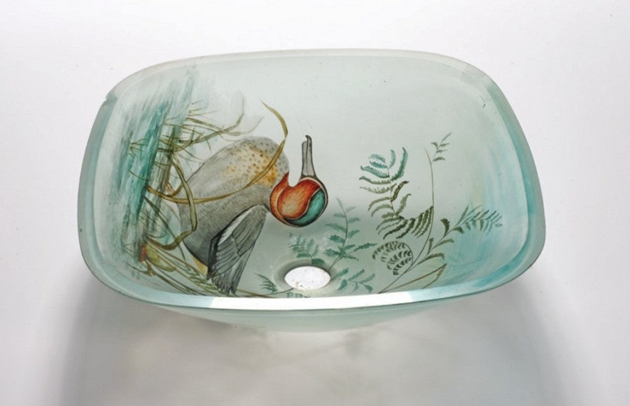 GLASS SINK BOWL