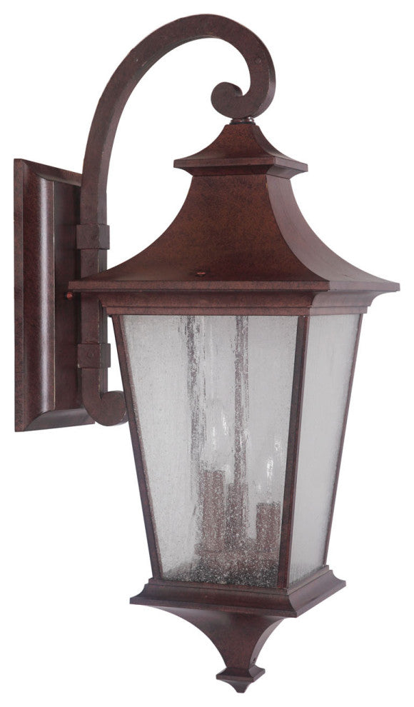 Argent II Large Wall Mount, Aged Bronze Textured