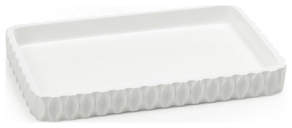 Wave, White, 3-Piece Bathroom Accessory Set