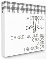 Coffee Funny Word Kitchen Dining Room Grey Design, 24"x24"