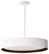ET2 E51015 Echo 24"W LED Pendant - White / Black