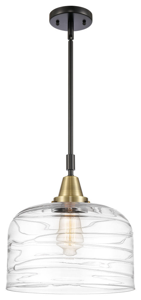 Innovations 447-1S-BAB-G713-L-LED 1-Light Mini Pendant, Black Antique Brass
