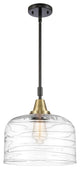 Innovations 447-1S-BAB-G713-L-LED 1-Light Mini Pendant, Black Antique Brass