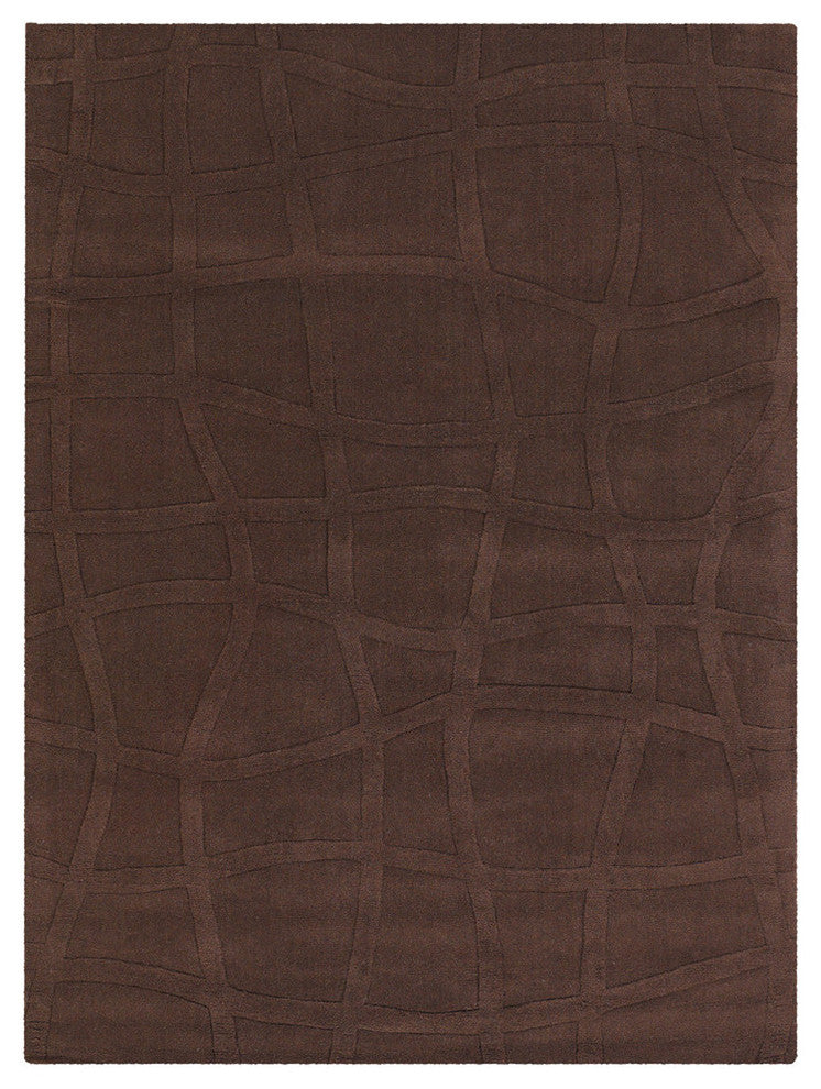 Jaipur Transitional Area Rug, Brown, 5'x7'
