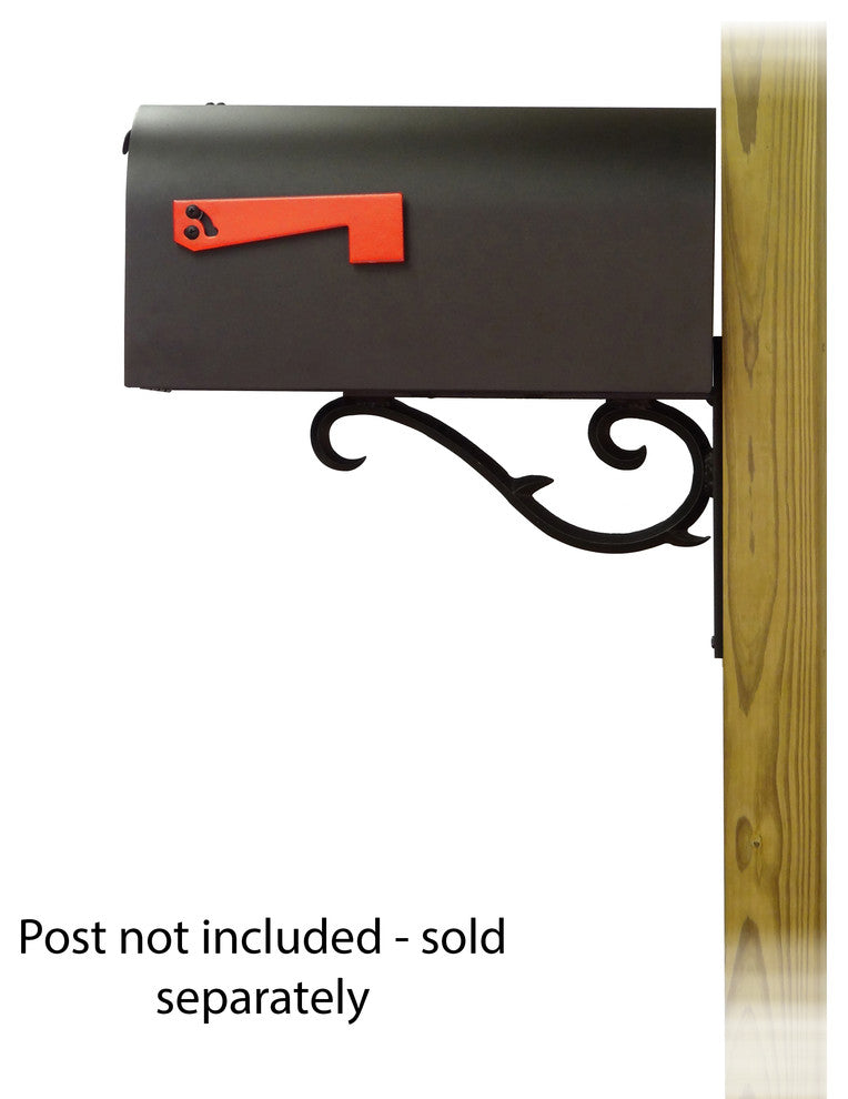 Titan Aluminum Mailbox With Sorrento Front Single Mailbox Mounting Bracket