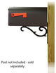 Titan Aluminum Mailbox With Sorrento Front Single Mailbox Mounting Bracket