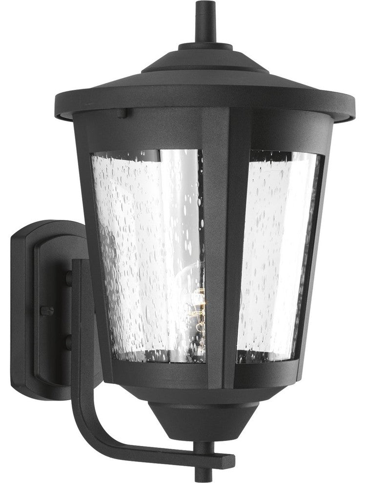 Progress Lighting 1-100W Medium Wall Lantern, Black
