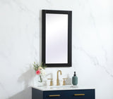 Alice Vanity Mirror, 18"x32", Black