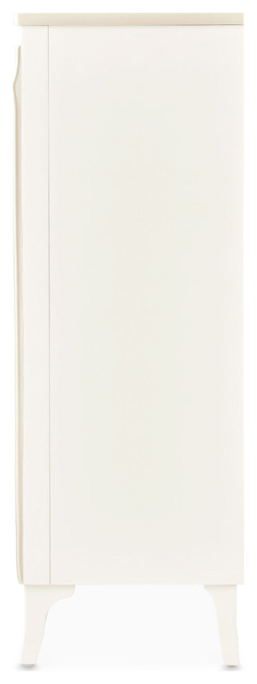 La Marisia 5-Drawer Chest, Creamy Pearl