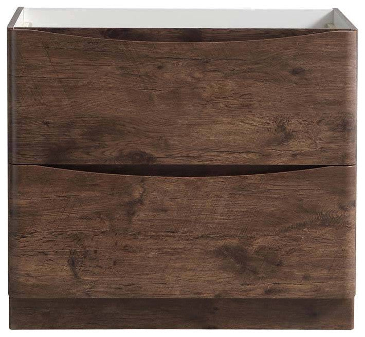 Fresca FCB9136RW Tuscany 36" Rosewood Free Standing Modern Bathroom Cabinet