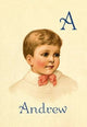 A for Andrew - Gallery Wrapped Canvas Art 28" x 42"