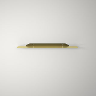 Sammy Wall Mounted Shelves, Gold, 36"