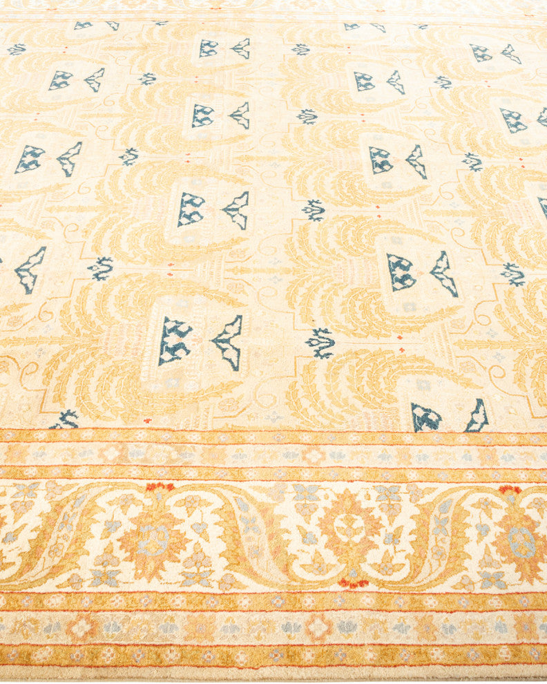 Mogul, One-of-a-Kind Hand-Knotted Area Rug Ivory, 8' 2" x 10' 5"