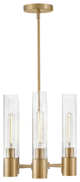 Lark 85406 Shea 6 Light 34"W Linear Chandelier - Black