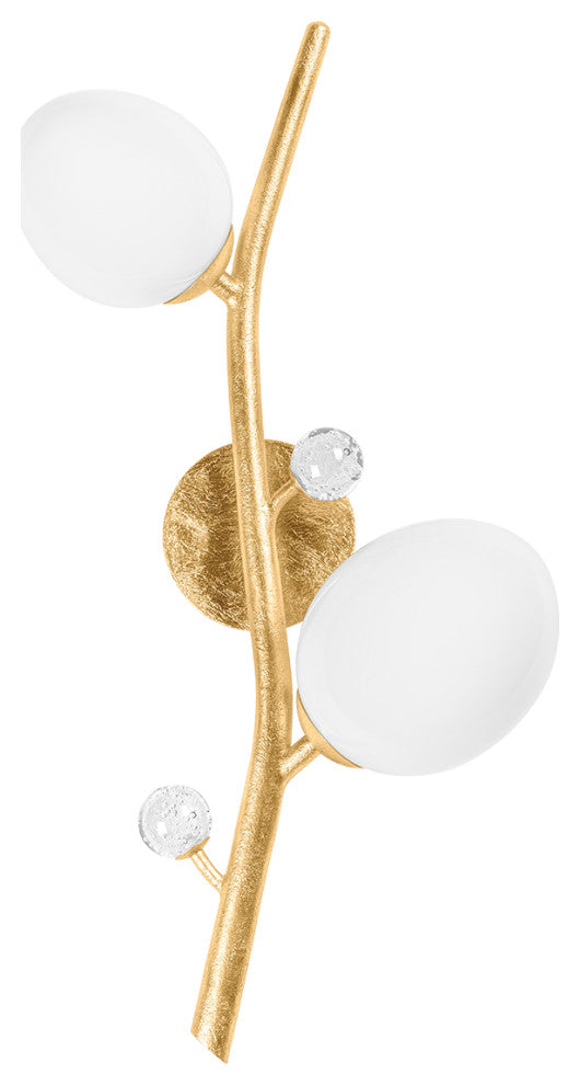 Mirielle 2 Light Sconce, Steel