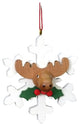 Christian Ulbricht Ornament- Elk on Snowflake
