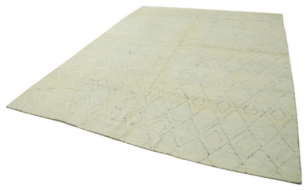 Rug N Carpet - Handmade Unique 8' 9'' x 11' 3'' Moroccan Area Rug