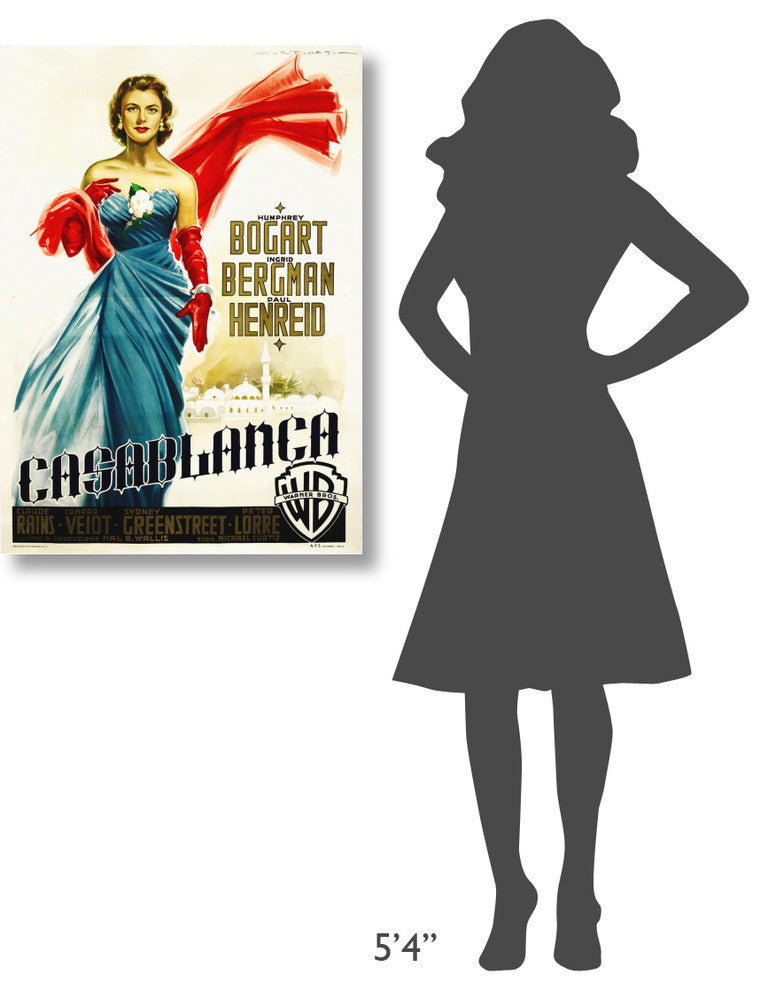 "Casablanca 1941" Stretched Canvas Giclee by Hollywood Photo Archive, 26x36"