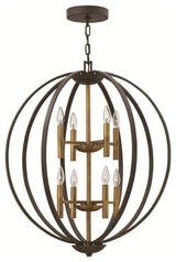 Euclid 2 Tier Foyer, Spanish Bronze