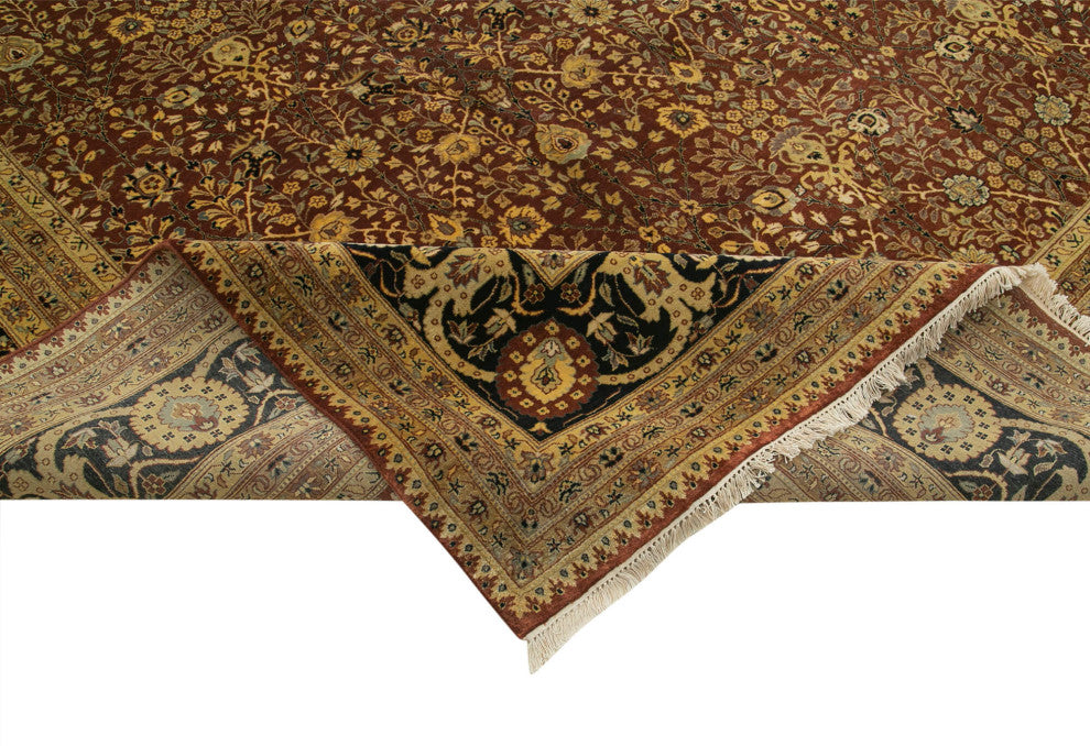Rug N Carpet - Handmade Oriental 11' 10" x 17' 11" Oversize Oushak Area Rug