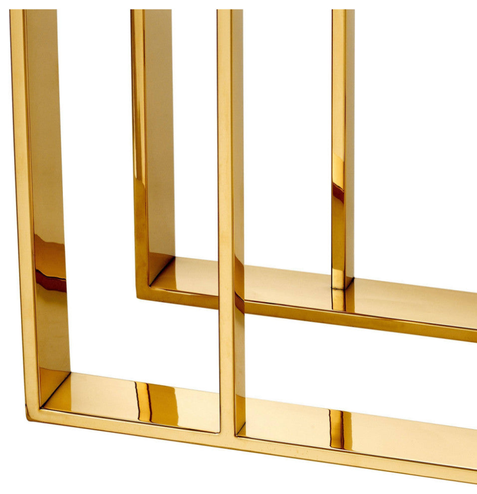 Gold C-Shaped Side Table | Eichholtz Pierre