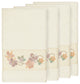 Caroline 4 Piece Embellished Bath Towel Set