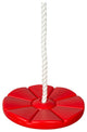 Daisy Disc Swing Seat With Rope, Red