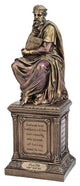 Bronze Finish Plato - Statues