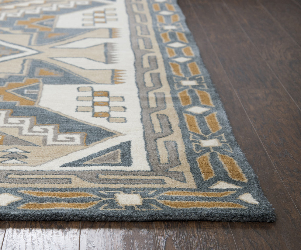Rizzy Southwest SU489A 8' Round Gray Rug