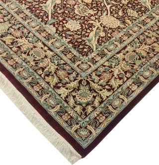 Pak-Persian Reed Red Hand-Knotted Rug, 9'1x12'2