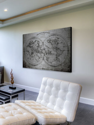 "Domination" Painting Print on Brushed Aluminum, 60"x40"