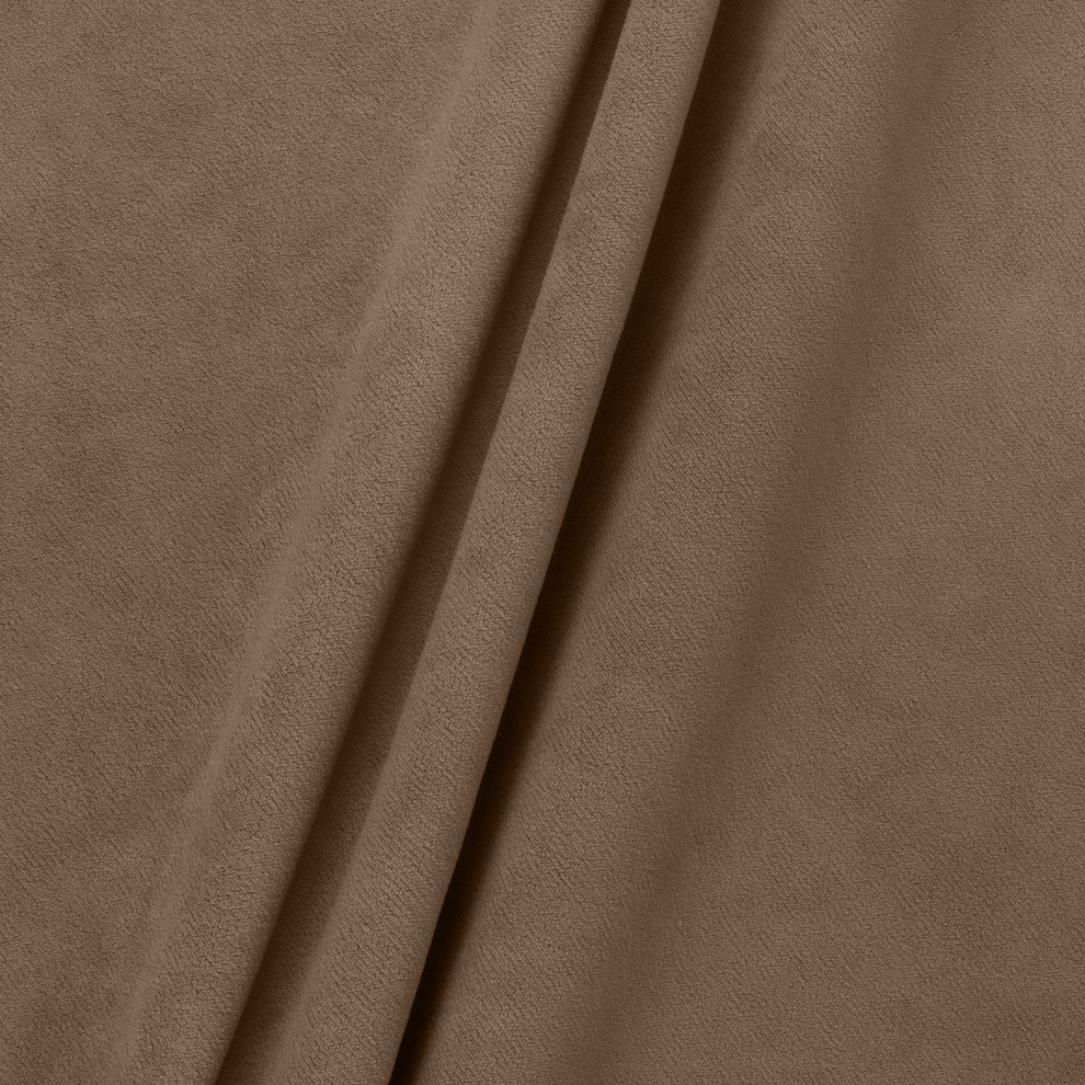 Delara Set of 1 Velvet 20x20" Cover, Khaki, Pillow Cover Only