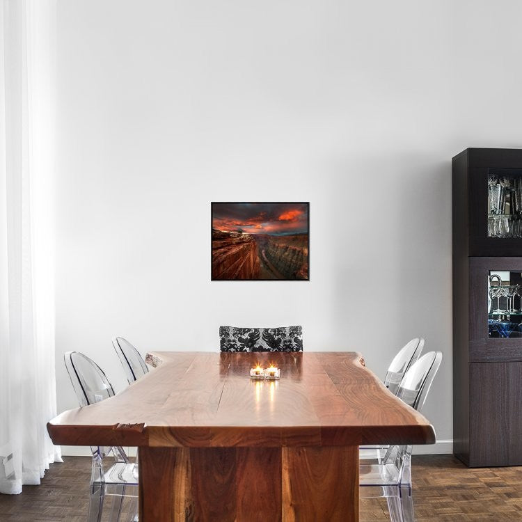 "Redemption" Framed Canvas Giclee by Chris Moore, 23x18"