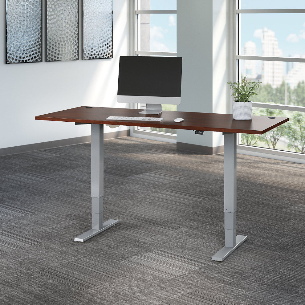 Move 40 Series 72W Height Adjustable Standing Desk, Hansen Cherry