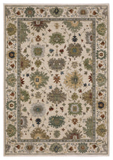 Oriental Weavers Eliana ELI10 Floral Rug, Ivory, 5'3"x7'6"