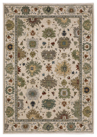 Oriental Weavers Eliana ELI10 Floral Rug, Ivory, 5'3"x7'6"