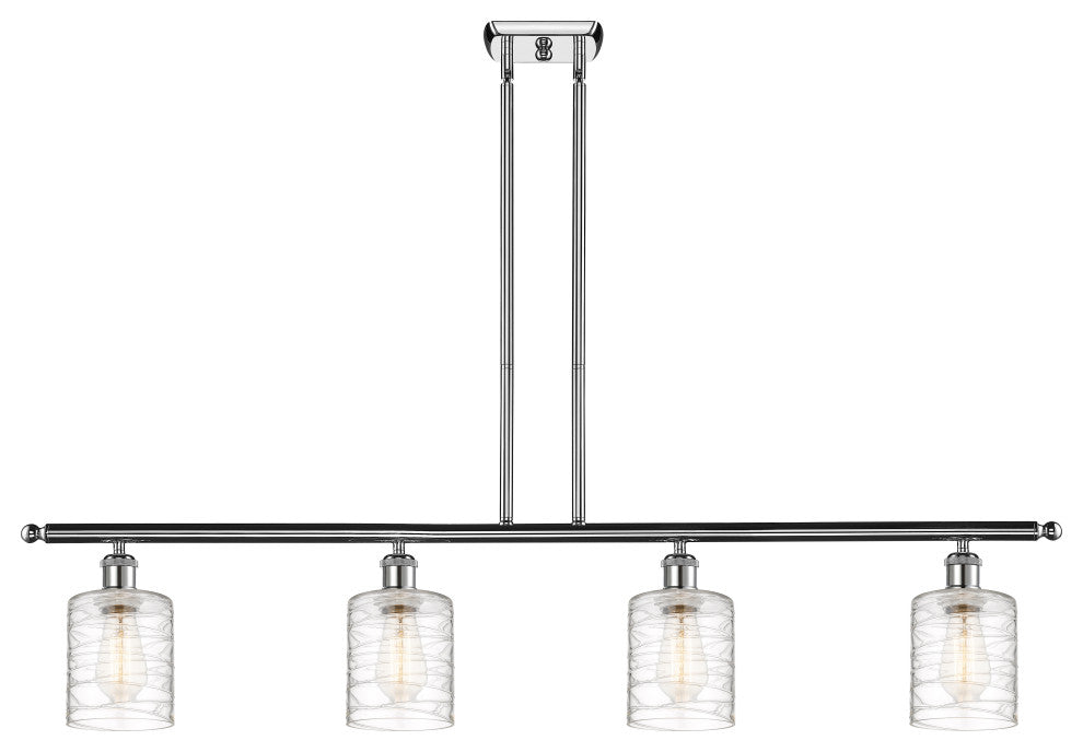 Innovations 516-4I-PC-G1113-LED 4-Light Island Light, Polished Chrome