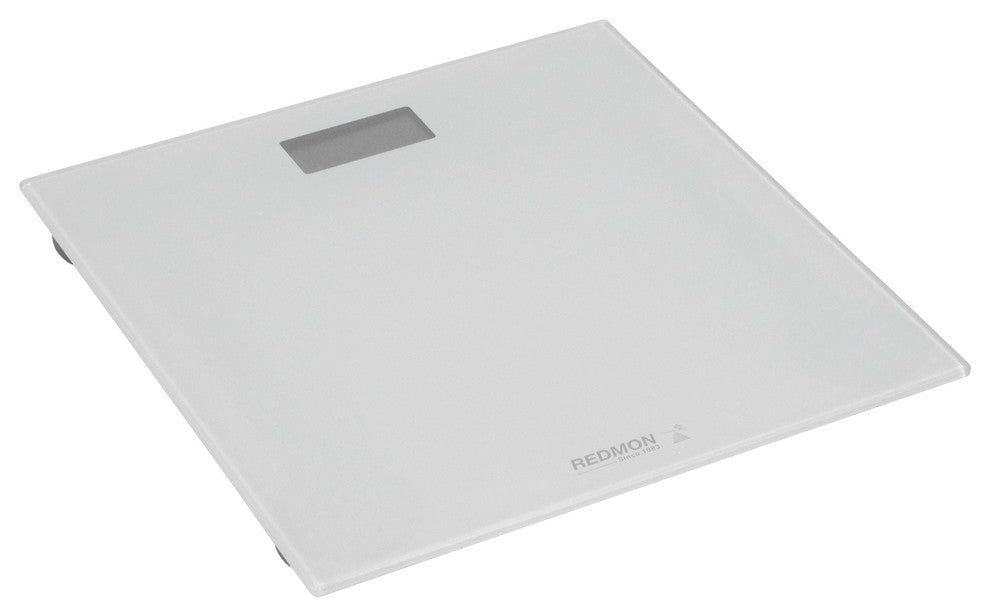 Precision Digital Glass Top Personal Scale, White