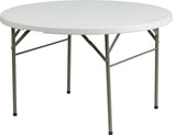 48RD White Bi-Fold Table