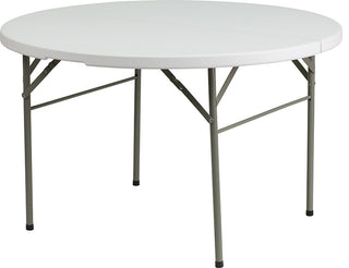 48RD White Bi-Fold Table