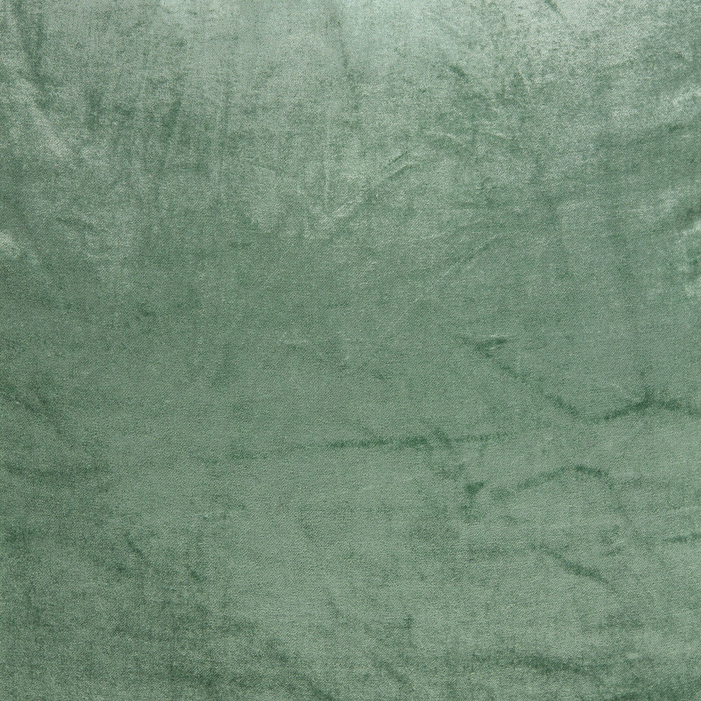 Charlotte Transitional Green Solid Pillow Cover With Poly Insert