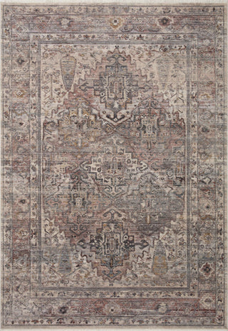 Loloi Lyra Sunset / Silver 2'-3" x 3'-10" Accent Rug