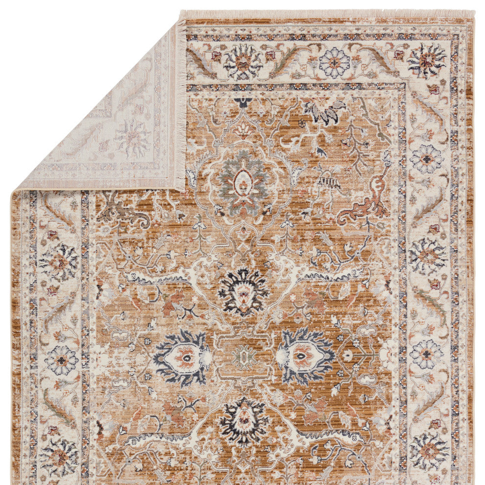 Vibe Romano Medallion Brown/Cream Area Rug 8'X10'6"