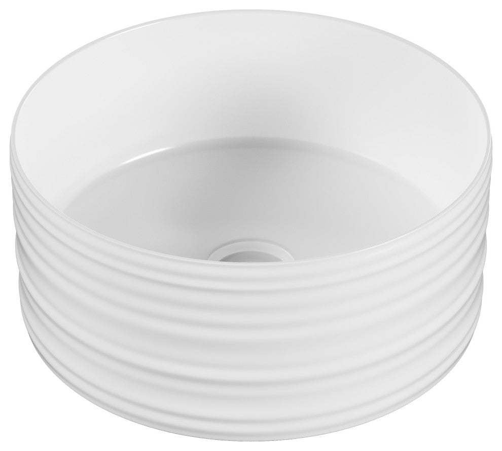 Adour 16'' Vessels Sink, White