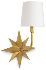 Etoile Sconce, Brass