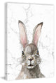 "Thinking Rabbit" Painting Print on Wrapped Canvas, 16"x24"